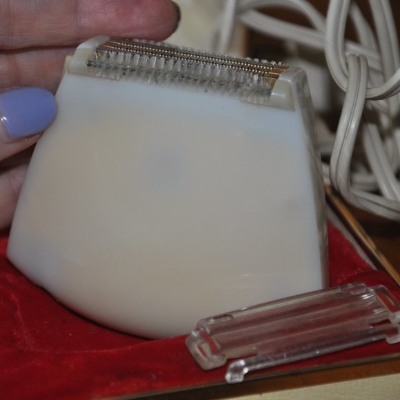 Vintage 60s Lady Schick Crown Jewel Lucite Shaving Razor Original Box. Works - Picture 4 of 8